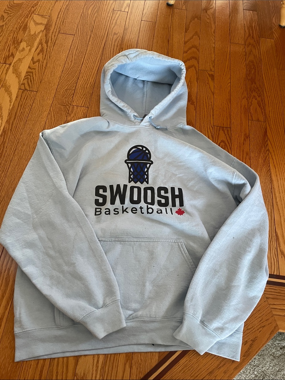 Light Blue Hoodie - Men's Pullover Sweatshirt